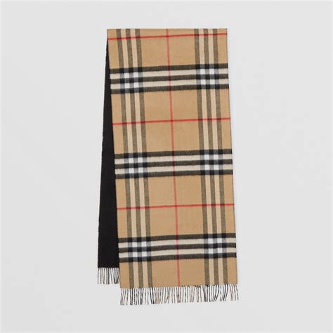 0010223410415 burberry upc|BURBERRY Reversible check cashmere scarf .